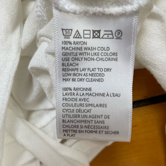 Urban Outfitters UO Women's White Crop Wrap Top with Bell Sleeves Size Small - Picture 12 of 14